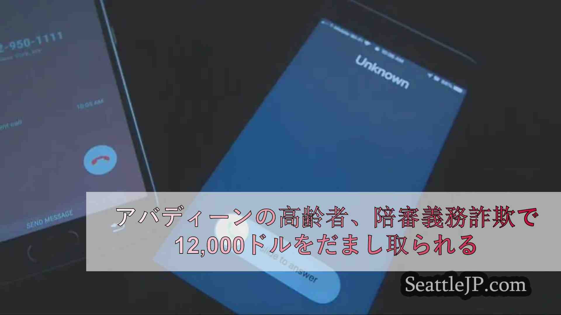 アバディーンの高齢者、陪審義務詐欺で12,000ドルをだまし取られる