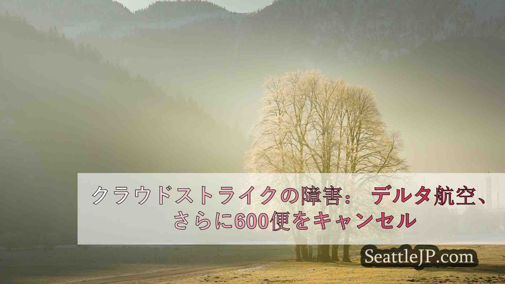 シアトルニュース SeattleJP