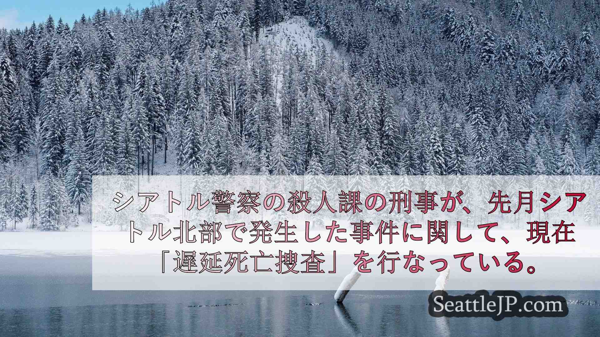 シアトルニュース SeattleJP