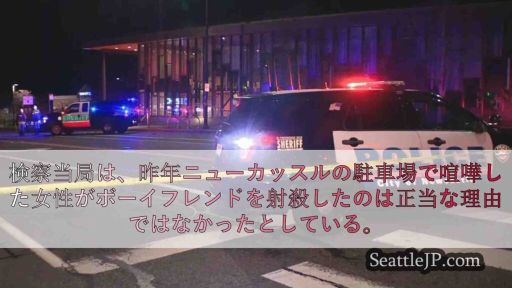 ニューカッスルの女、口論中にボーイフレンドを射殺し起訴される