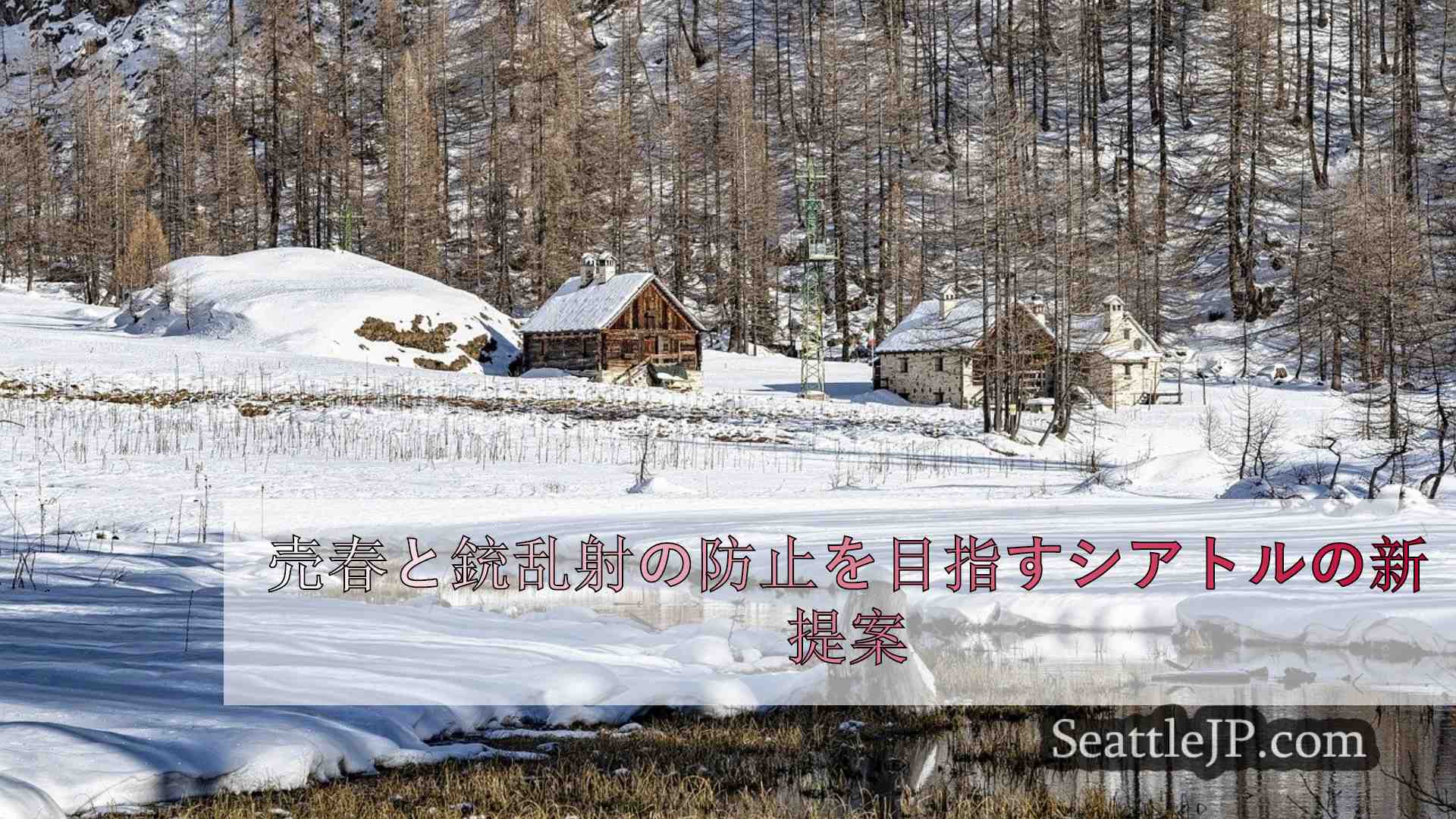 オーロラ通りでの売春と銃乱射の防止を目指すシアトルの新提案