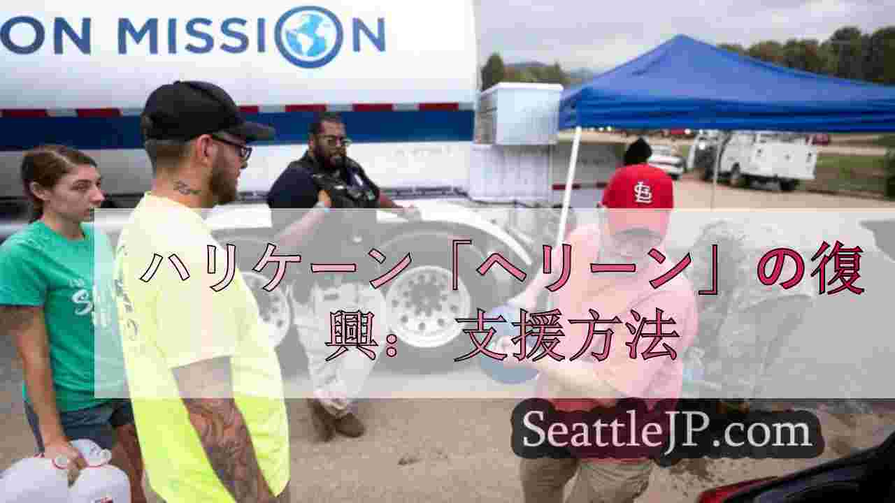 ハリケーン「ヘリーン」の復興： 支援方法