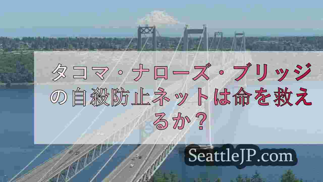 タコマ・ナローズ・ブリッジの自殺防止ネットは命を救えるか？