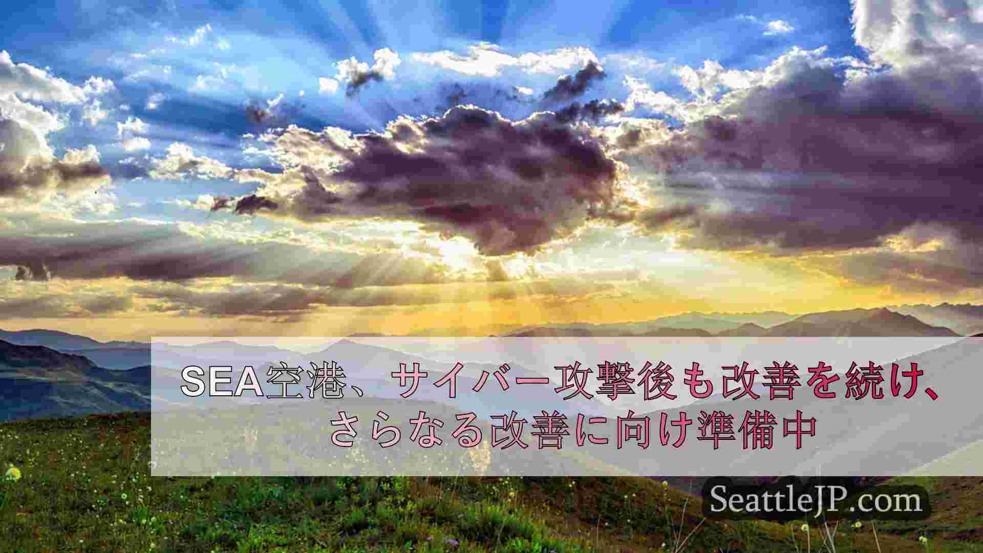 SEA空港、サイバー攻撃後も改善を続け、年末年始の旅行者増加に備える