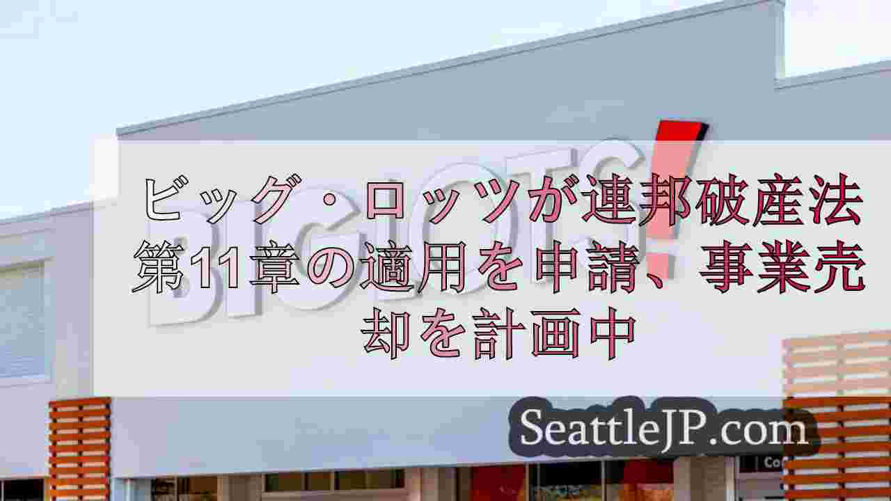 ビッグ・ロッツが連邦破産法第11章の適用を申請、プライベート・エクイティ会社に事
