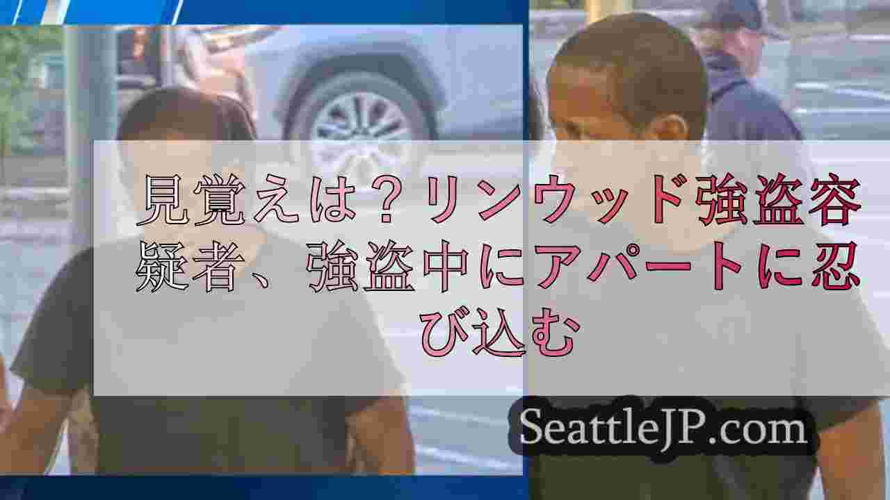 見覚えは？リンウッド強盗容疑者、被害者が寝ている間にアパートに忍び込む
