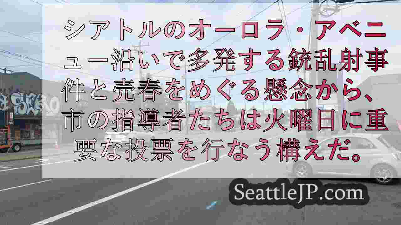 オーロラ・アベニューの売春を禁止し、セックスワーカーを保護する改正案