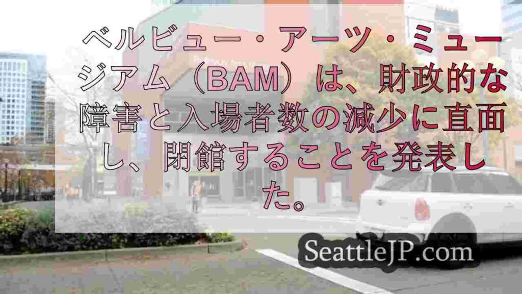 ベルビュー美術館、「財政不安定」のため閉館を発表