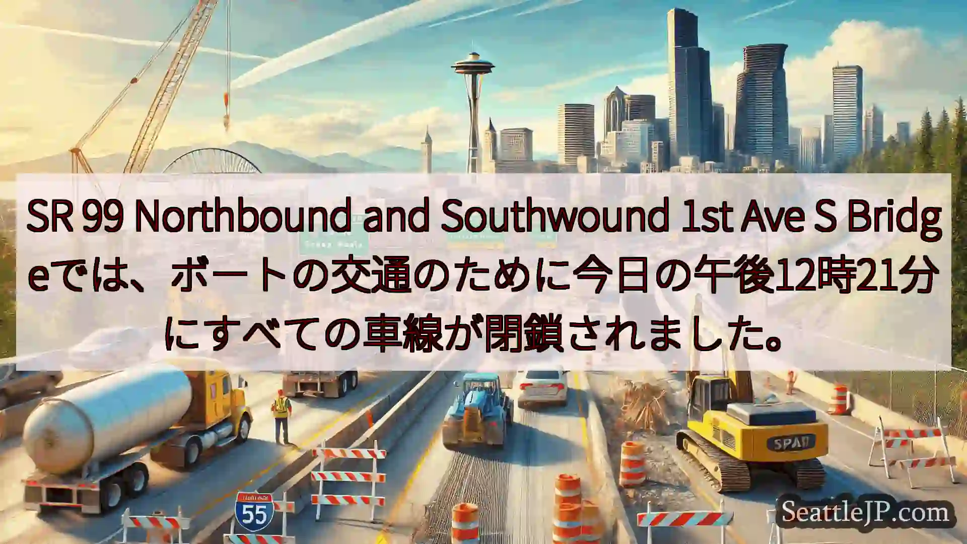 シアトル交通ニュース SR 99 Northbound and Southwound