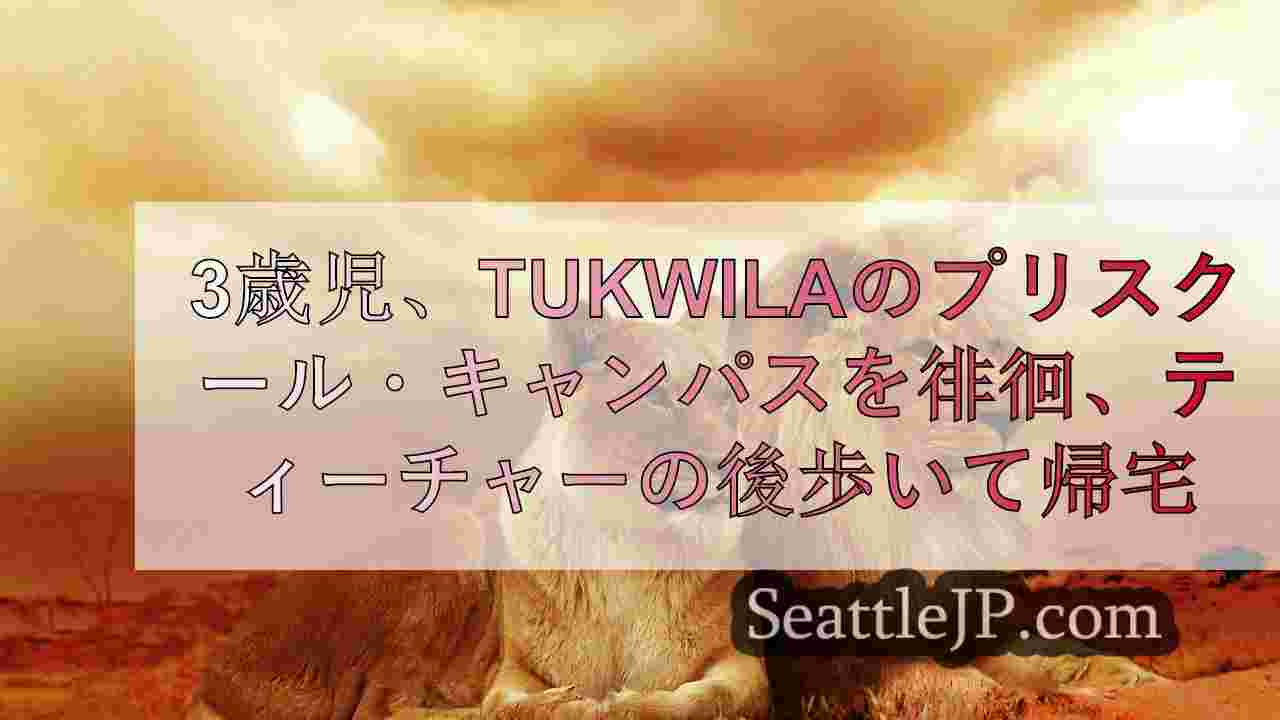 タクウィラ市の幼稚園で3歳児が迷子、教師が子供を見失い徒歩で帰宅