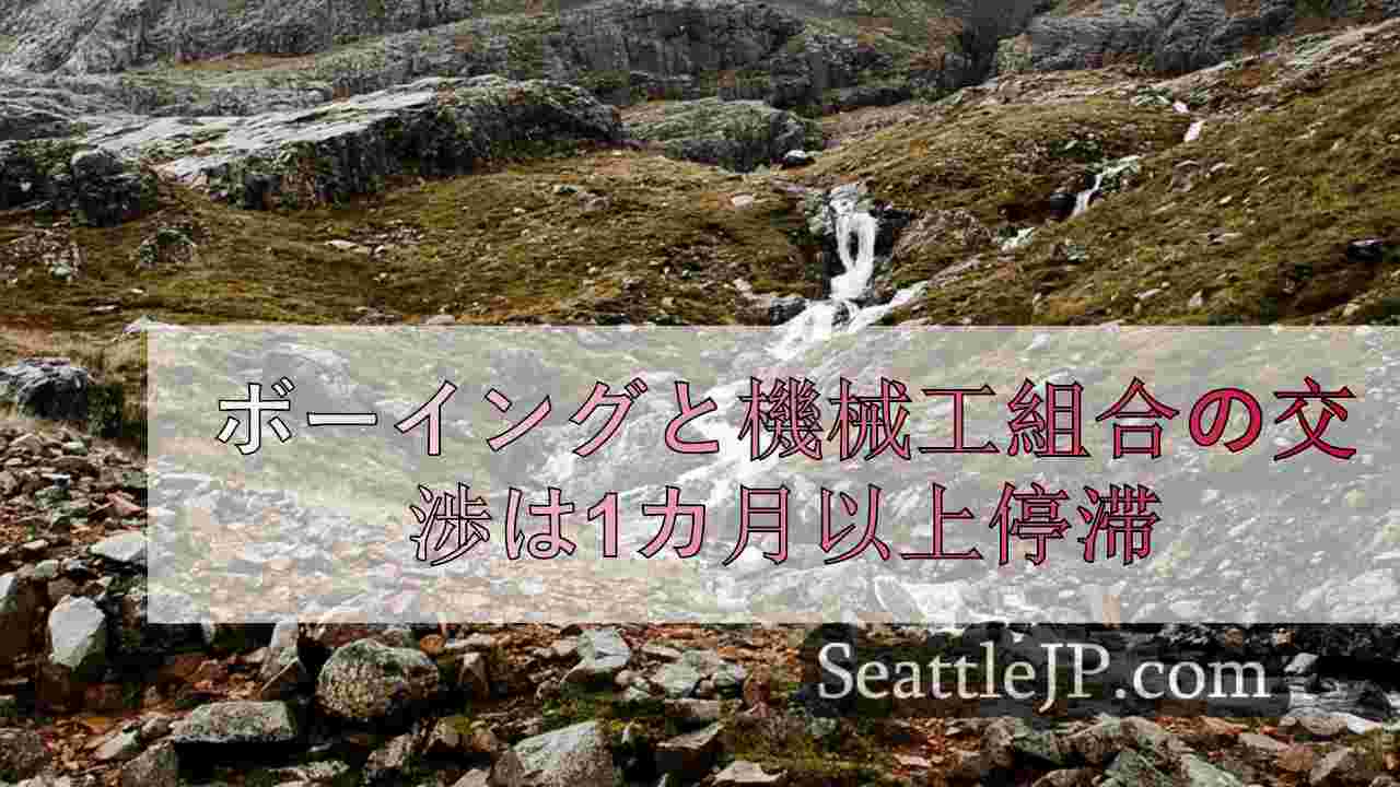 ボーイングと機械工組合の交渉は1カ月以上停滞