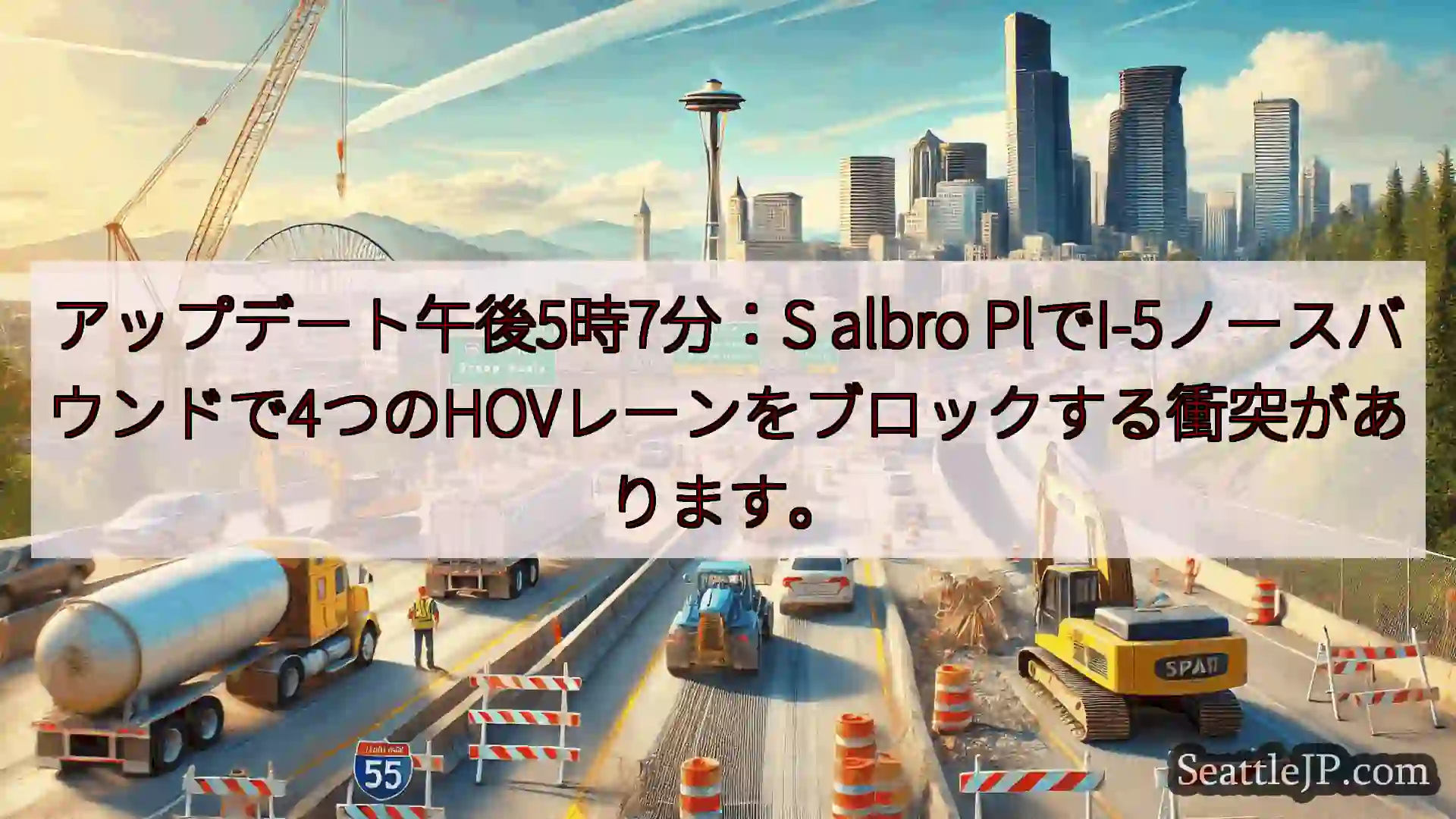 シアトル交通ニュース アップデート午後5時7分：S albro