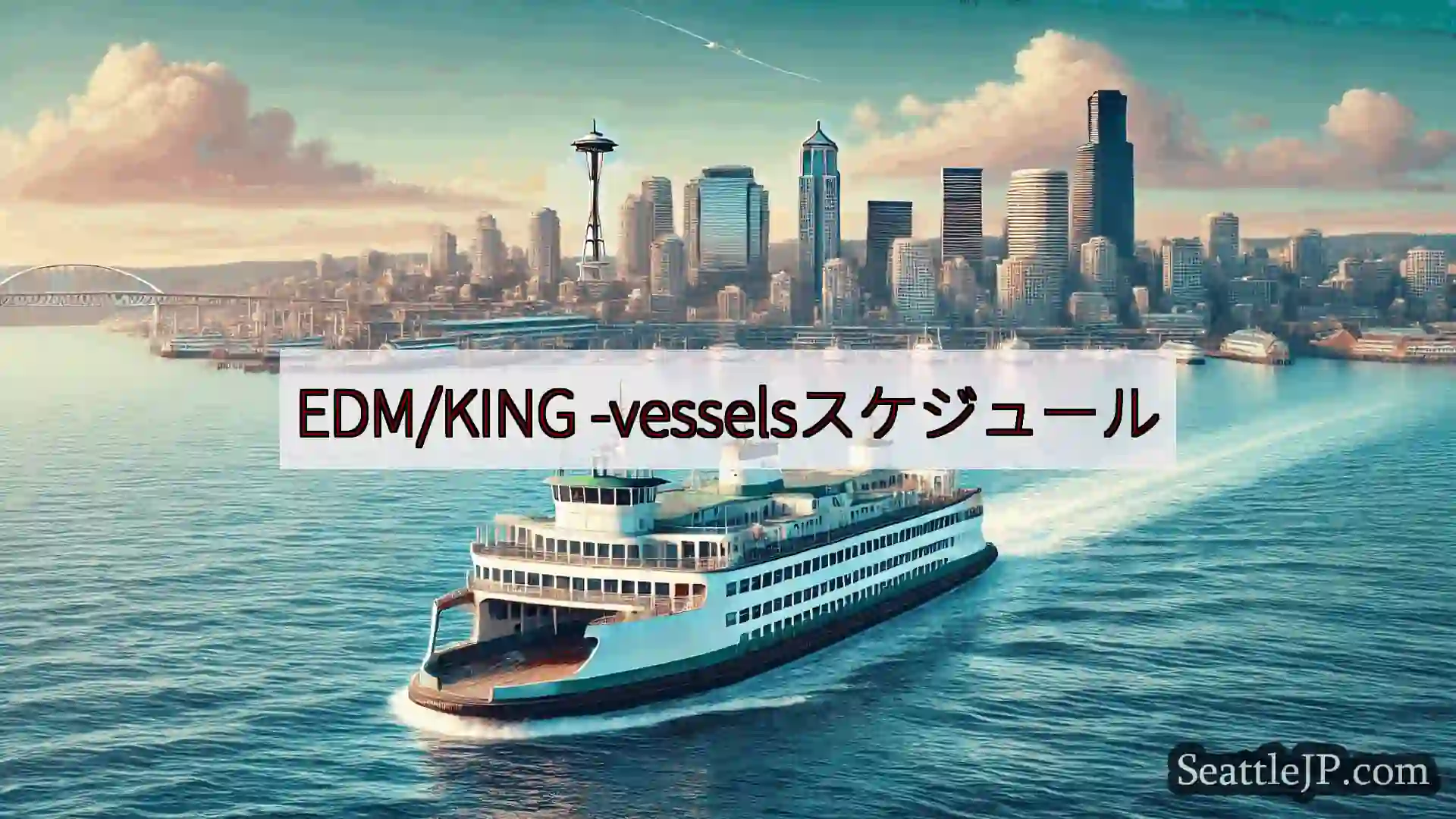 シアトルフェリーニュース EDM/KING