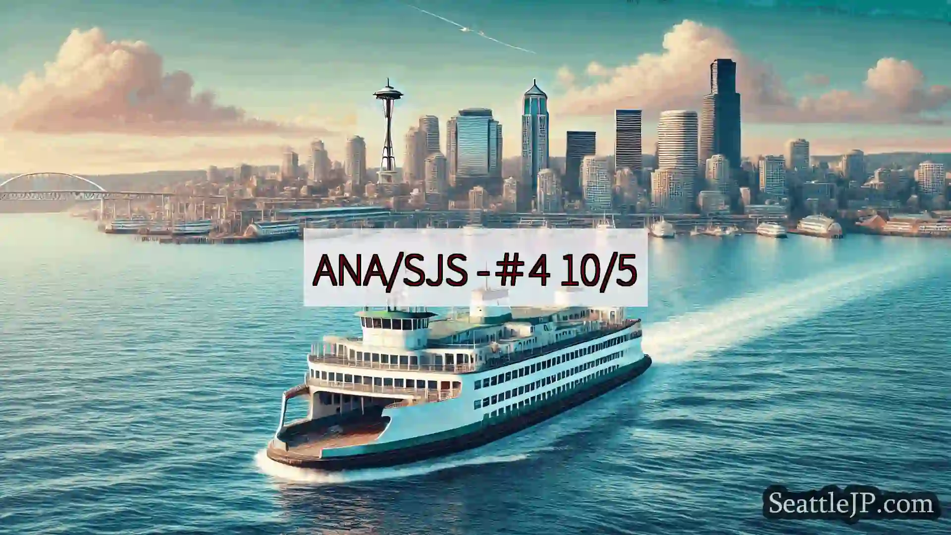 シアトルフェリーニュース ANA/SJS -＃4 10/5