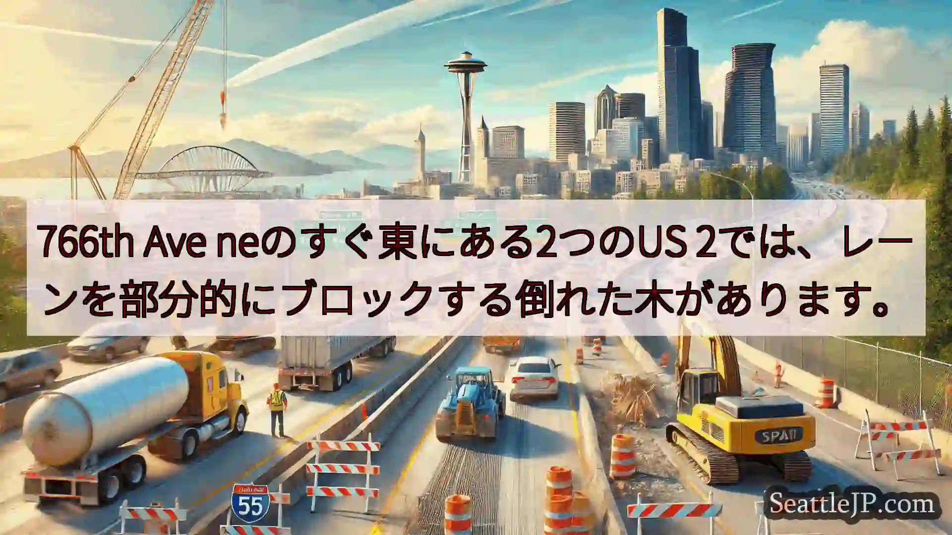 シアトル交通ニュース 766th Ave neのすぐ東にある2つのUS