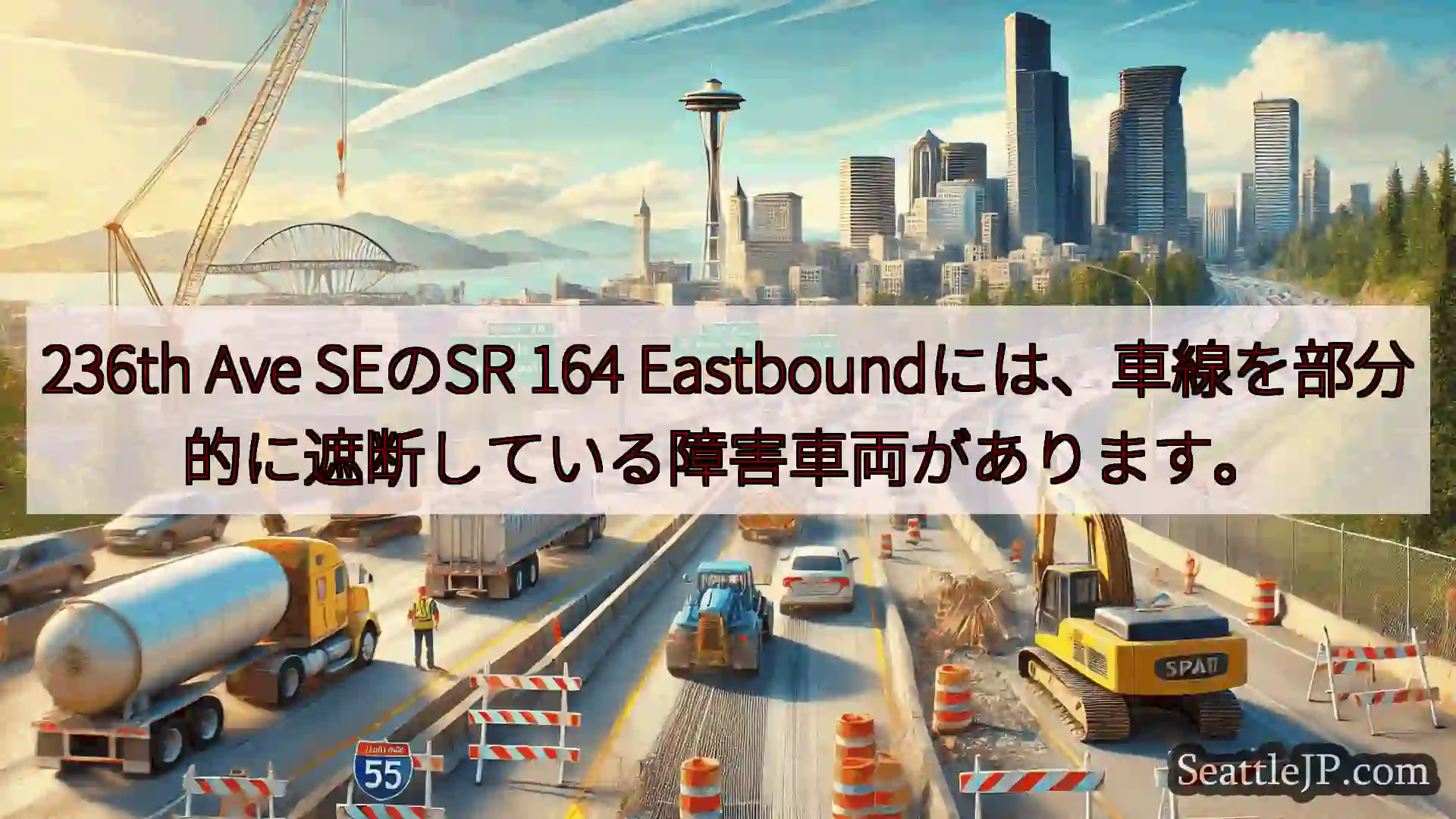 シアトル交通ニュース 236th Ave SEのSR 164