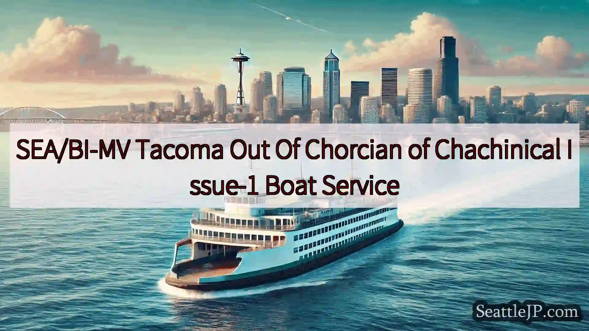シアトルフェリーニュース SEA/BI-MV Tacoma Out Of Chorcian