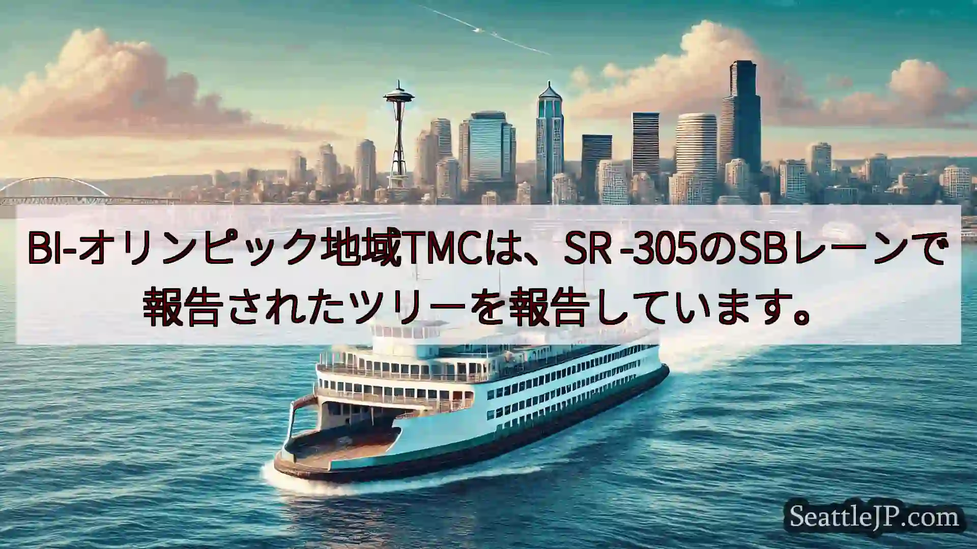シアトルフェリーニュース BI-オリンピック地域TMCは、SR