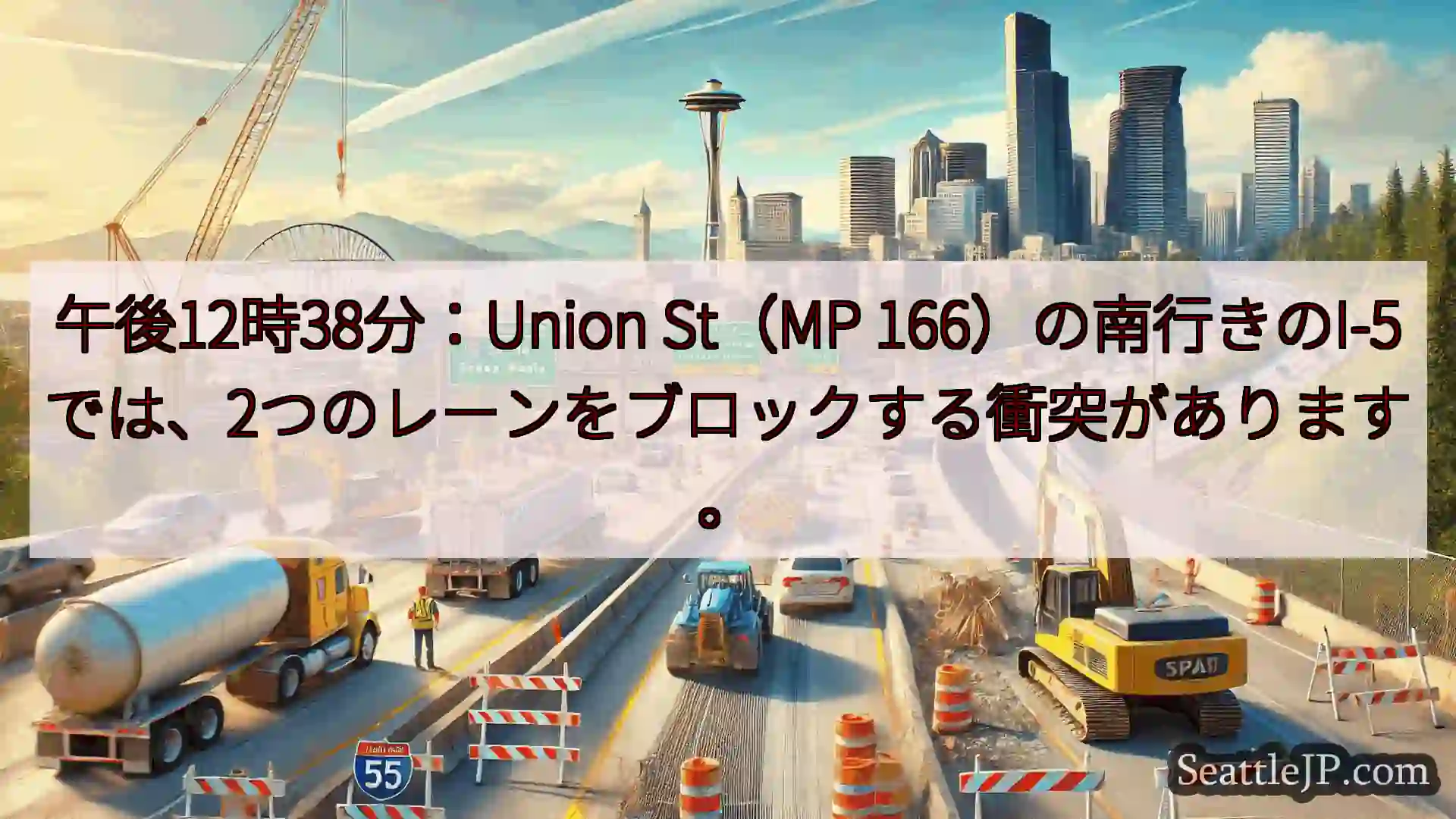 シアトル交通ニュース 午後12時38分：Union St（MP