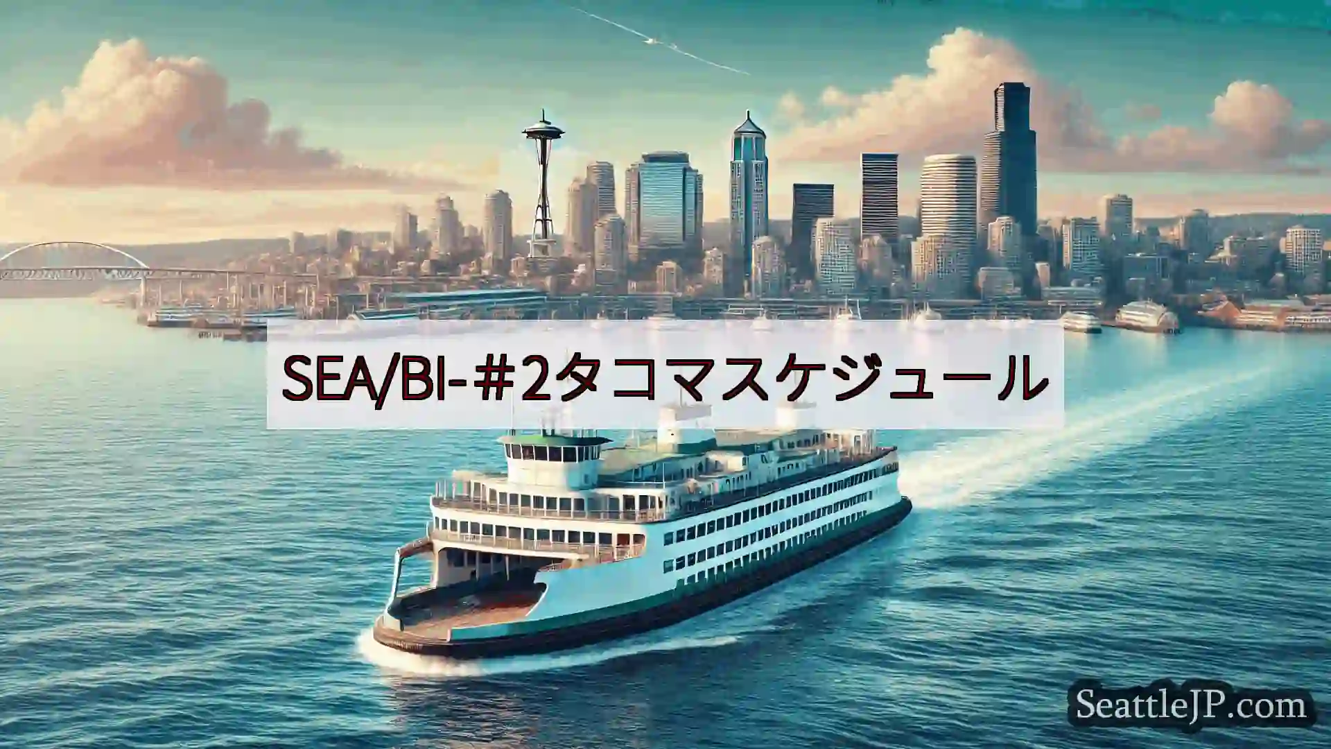 シアトルフェリーニュース SEA/BI-＃2タコマスケジュールhttps://wsdot.com