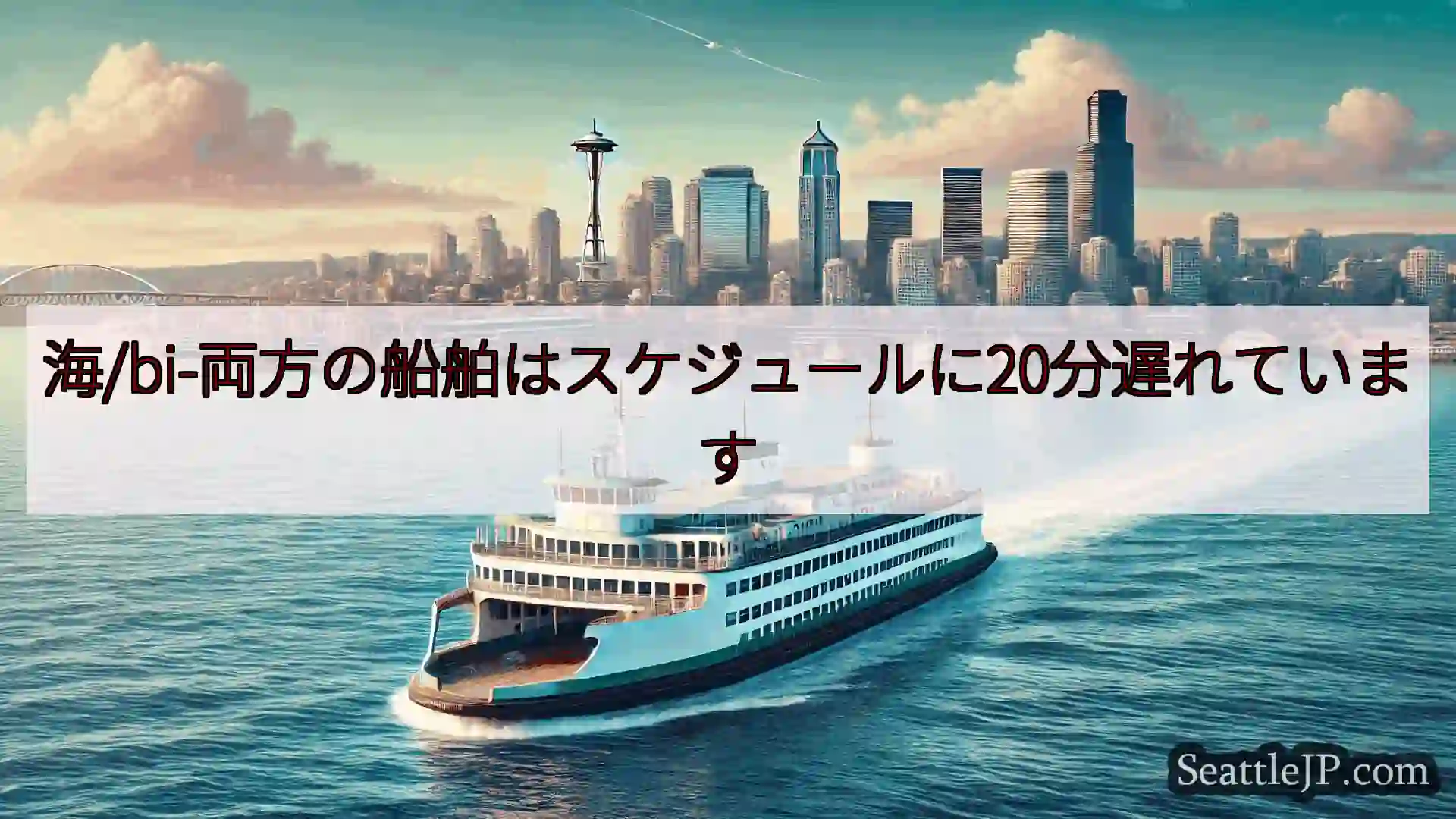 シアトルフェリーニュース 海/bi-両方の船舶はスケジュールに20分遅れていますhttps://