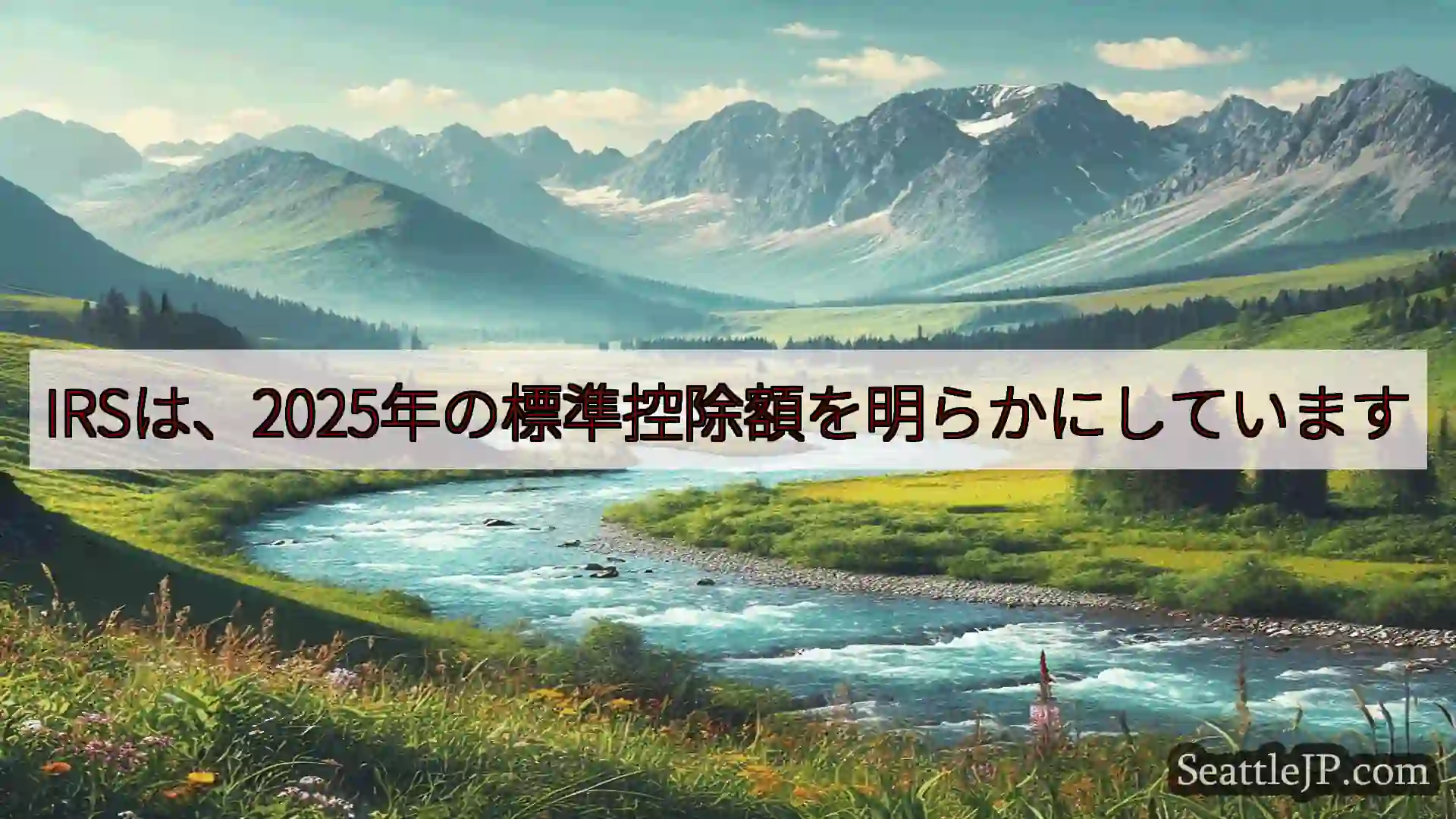 シアトルニュース IRSは、2025年の標準控除額を明らかにしています