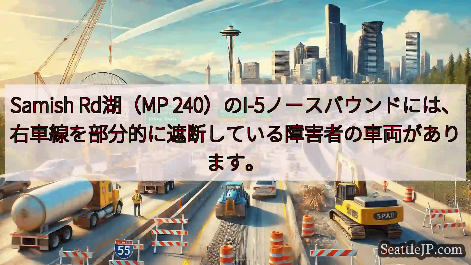 シアトル交通ニュース Samish Rd湖（MP