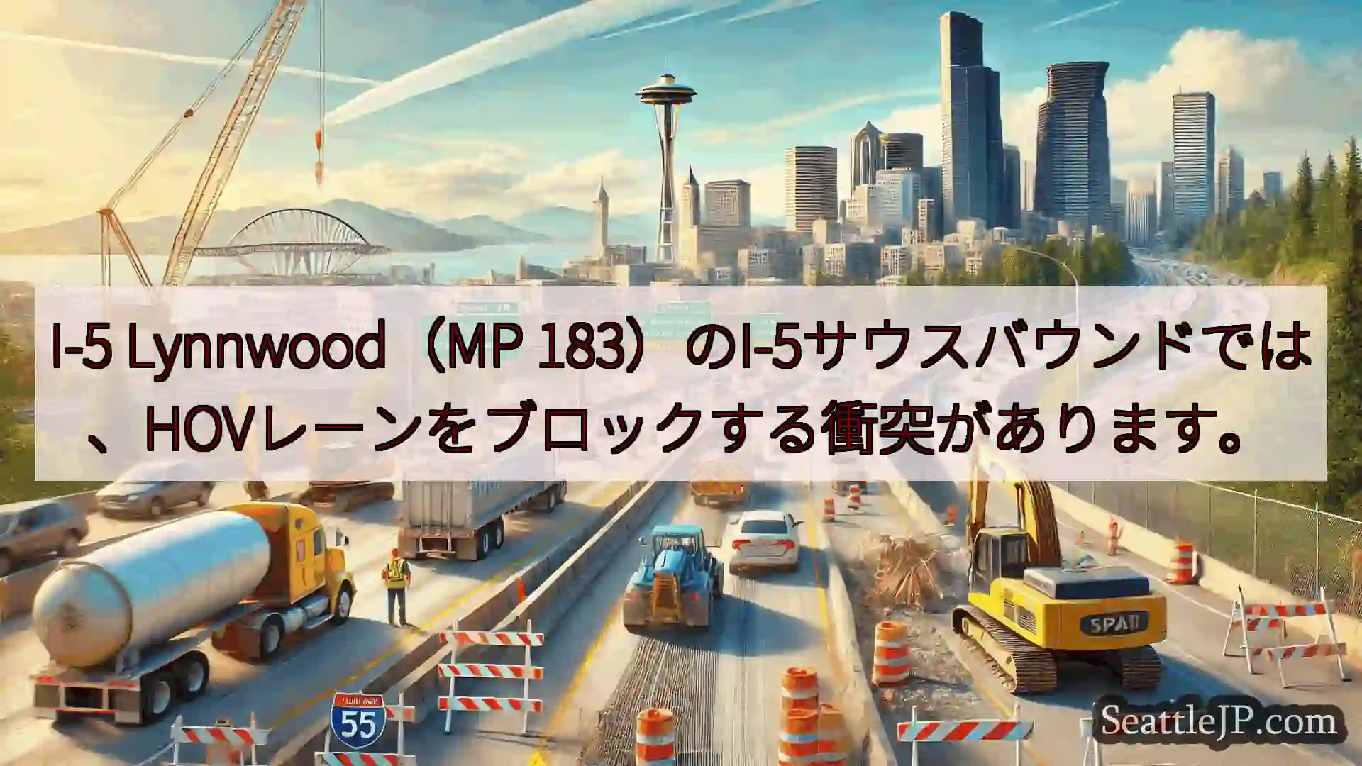 シアトル交通ニュース I-5 Lynnwood（MP