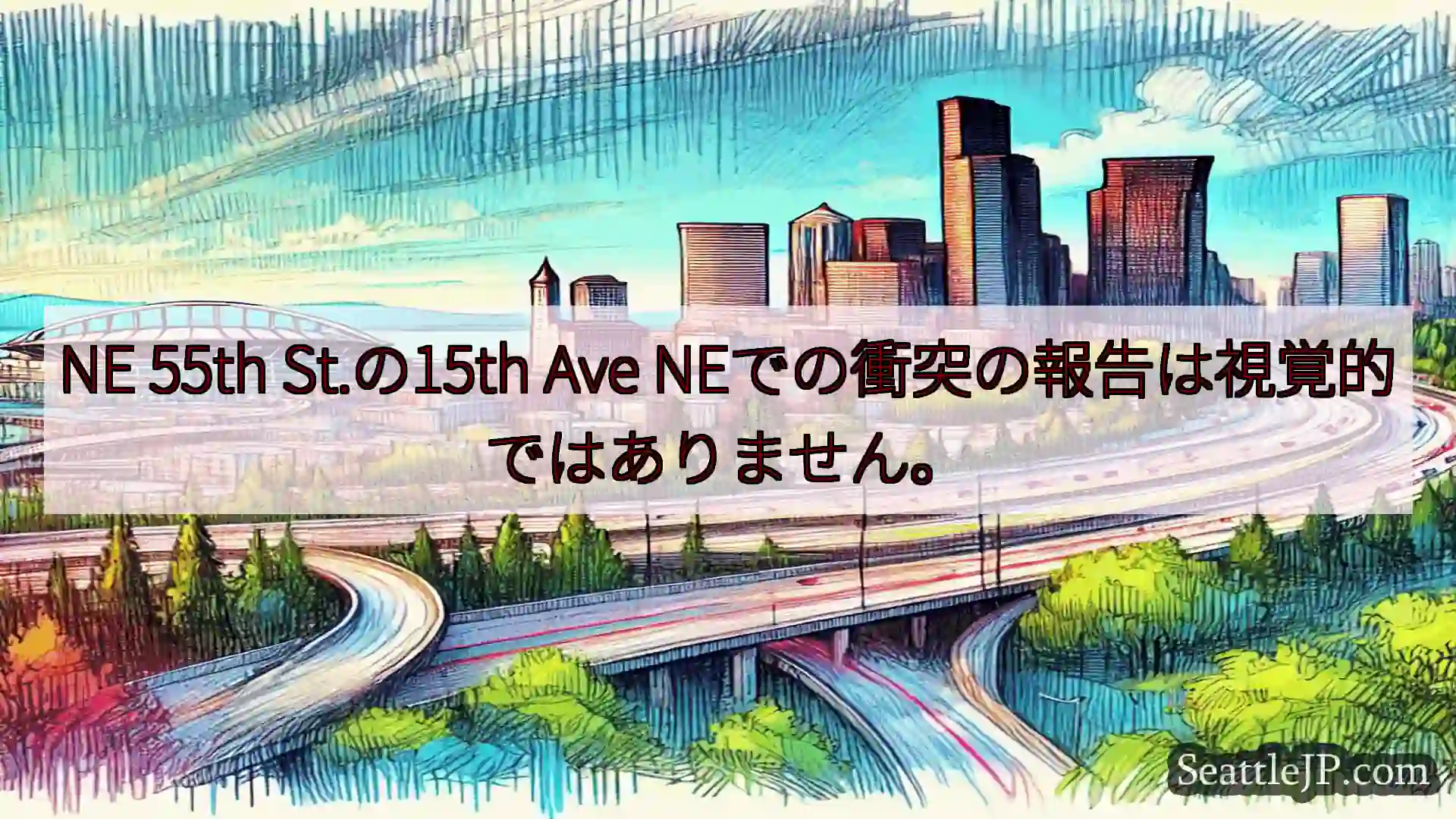 シアトル交通ニュース NE 55th St.の15th Ave