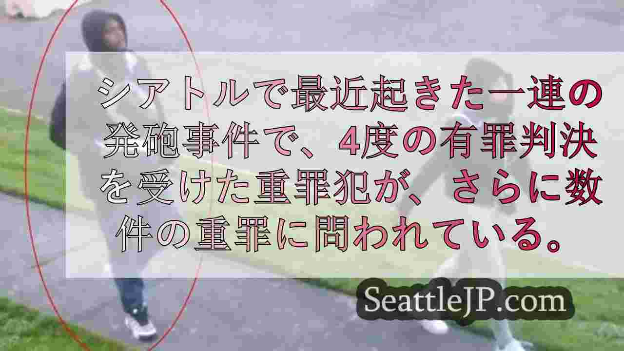 3歳児が撃たれそうになった事件など、4件の重罪を犯した男が新たな罪に問われる