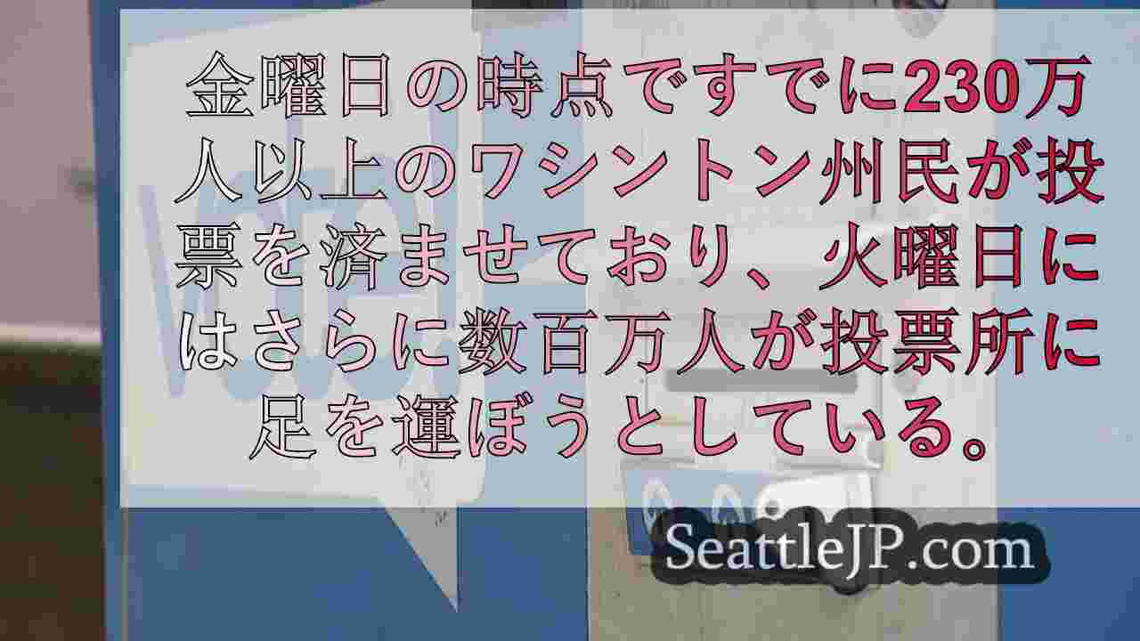ワシントンでの投票追跡方法