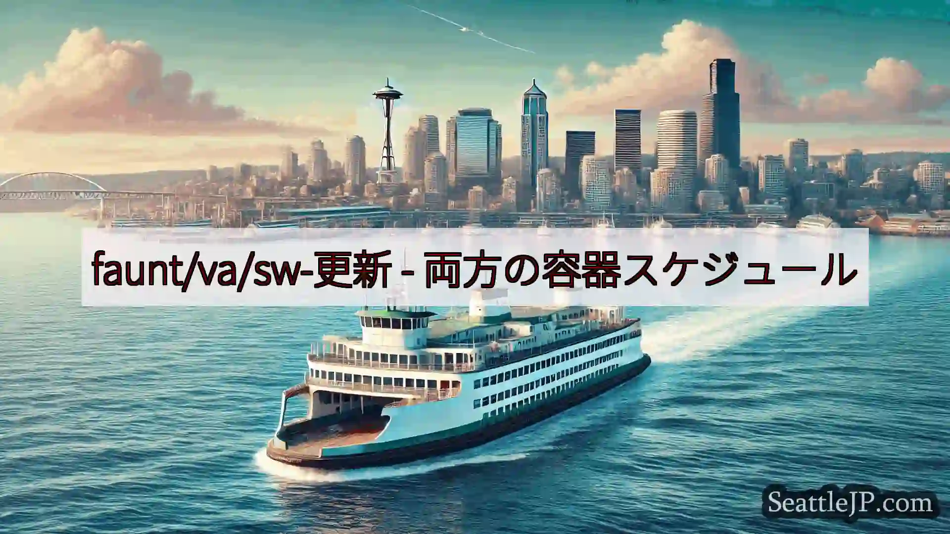シアトルフェリーニュース faunt/va/sw-更新 -