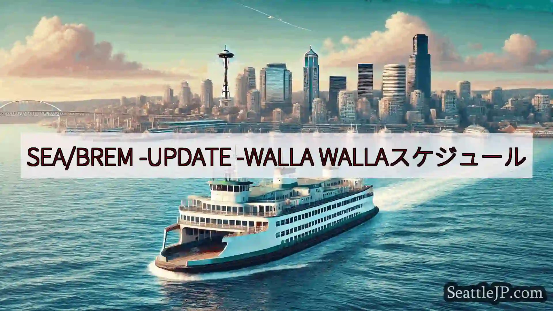 シアトルフェリーニュース SEA/BREM -UPDATE -WALLA