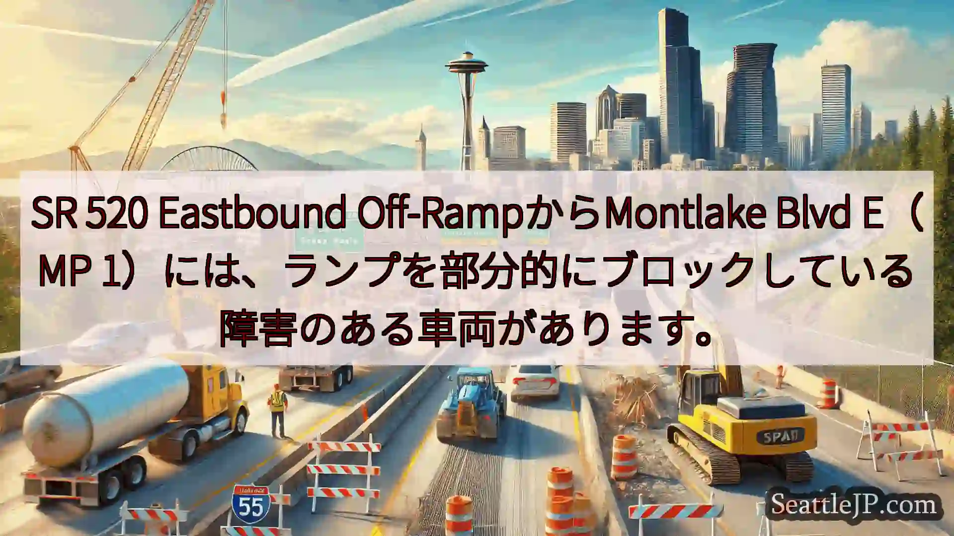 シアトル交通ニュース SR 520 Eastbound