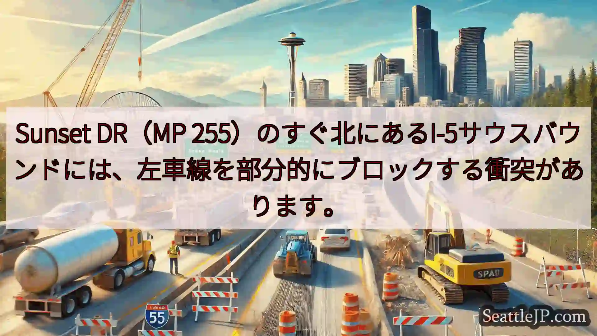 シアトル交通ニュース Sunset DR（MP