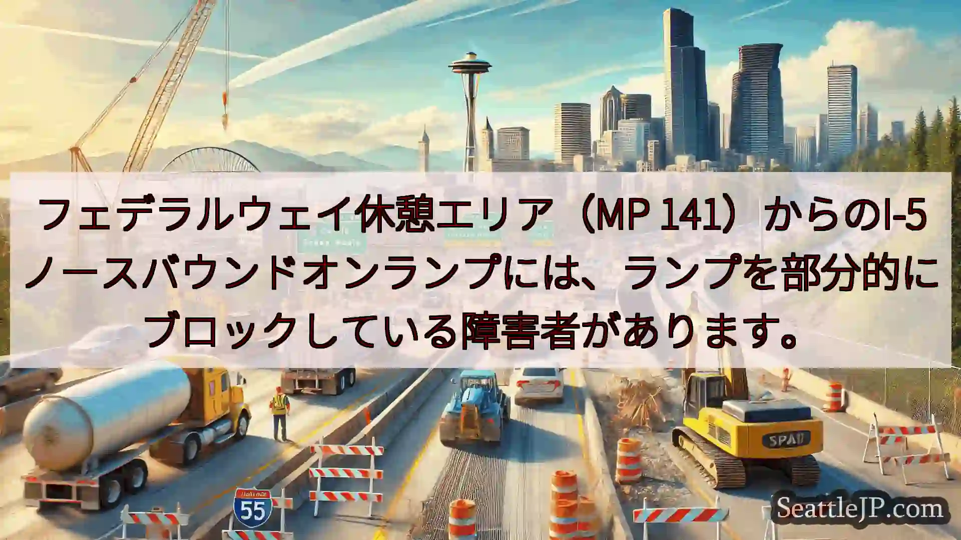 シアトル交通ニュース フェデラルウェイ休憩エリア（MP
