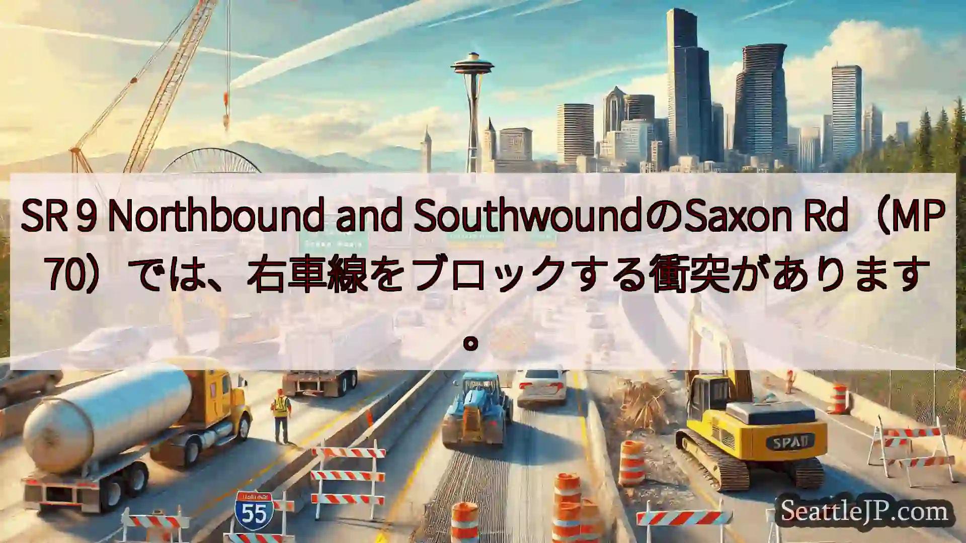 シアトル交通ニュース SR 9 Northbound and