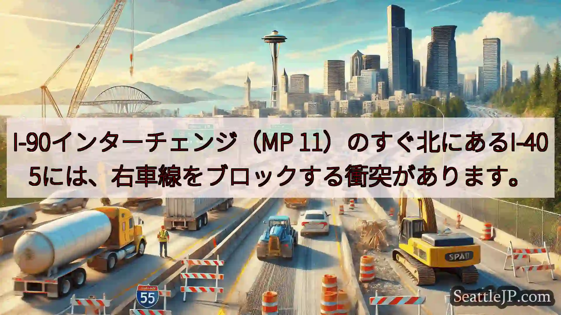 シアトル交通ニュース I-90インターチェンジ（MP