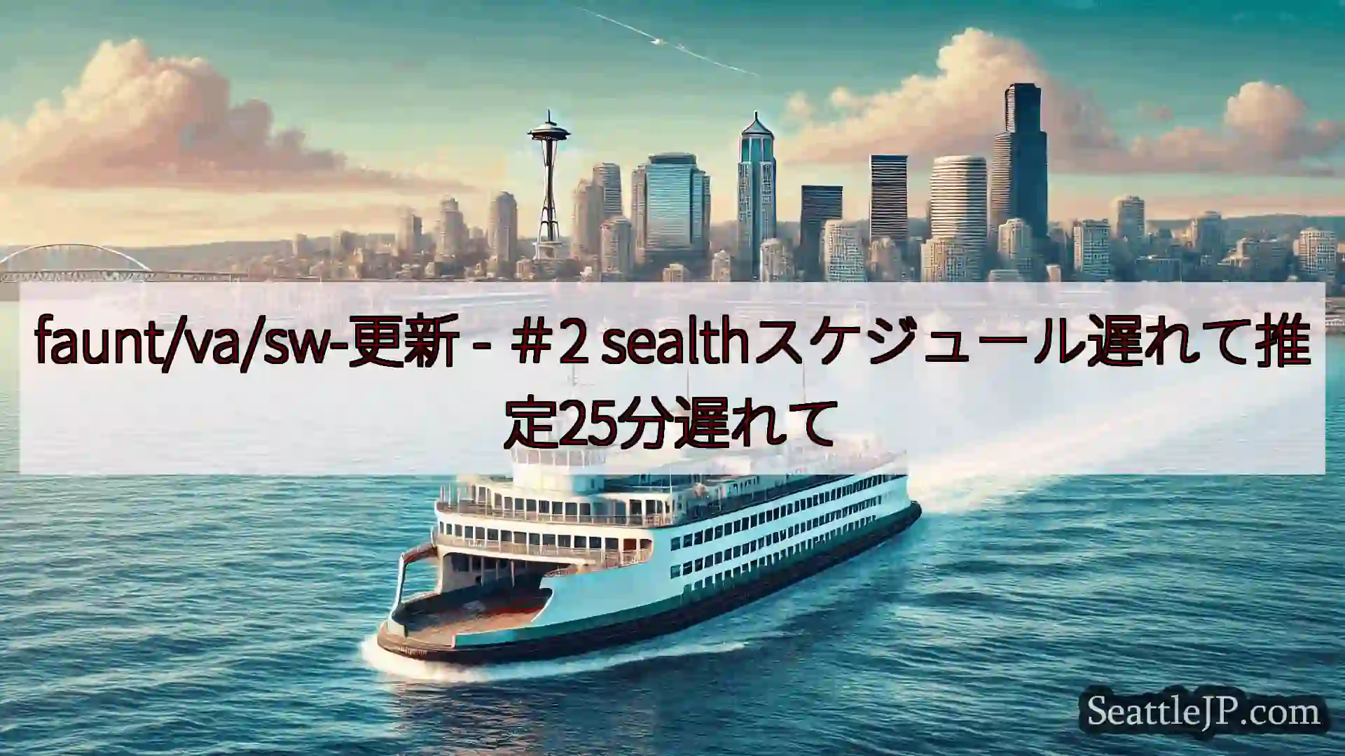 シアトルフェリーニュース faunt/va/sw-更新 - ＃2