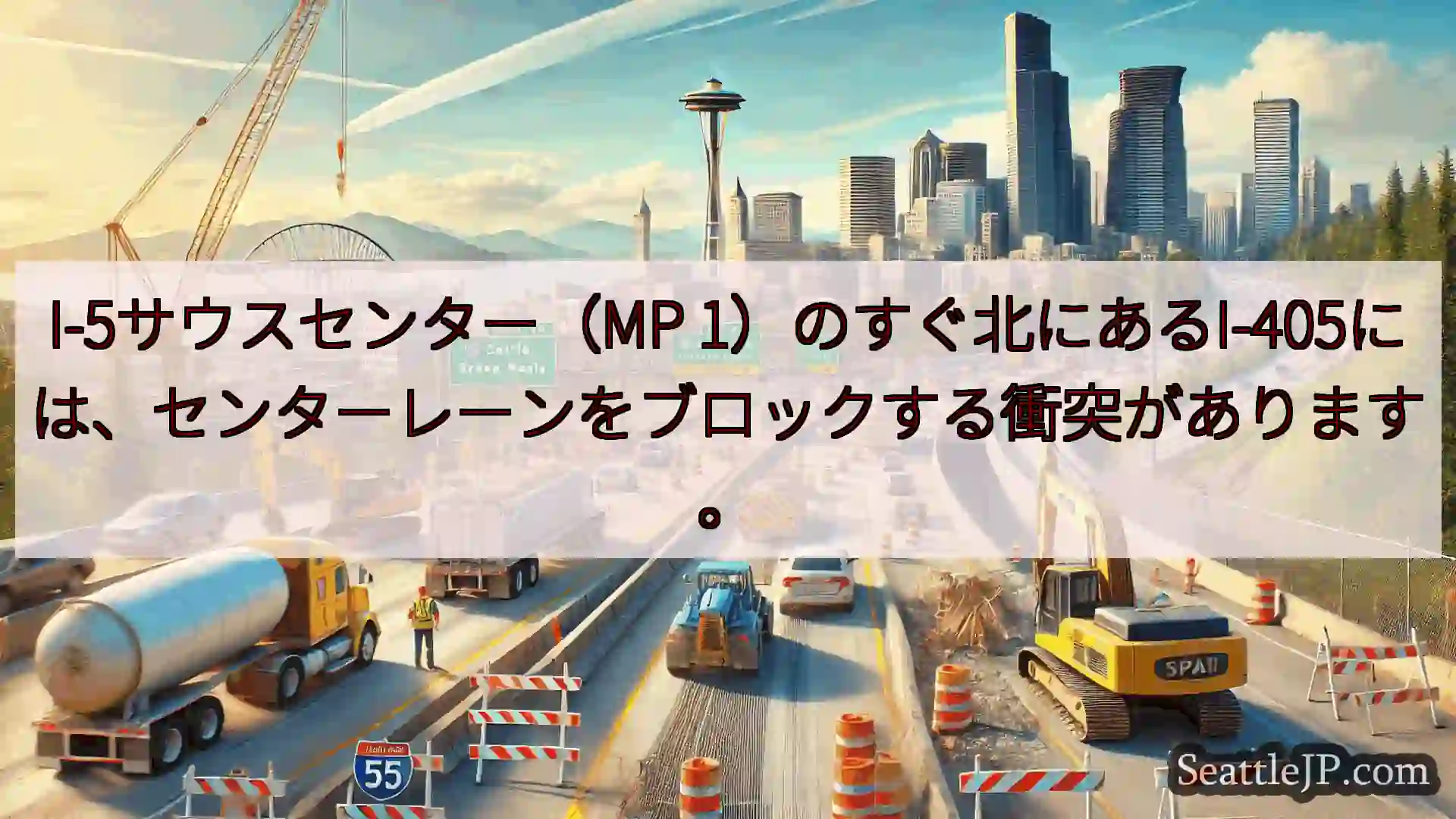 シアトル交通ニュース I-5サウスセンター（MP