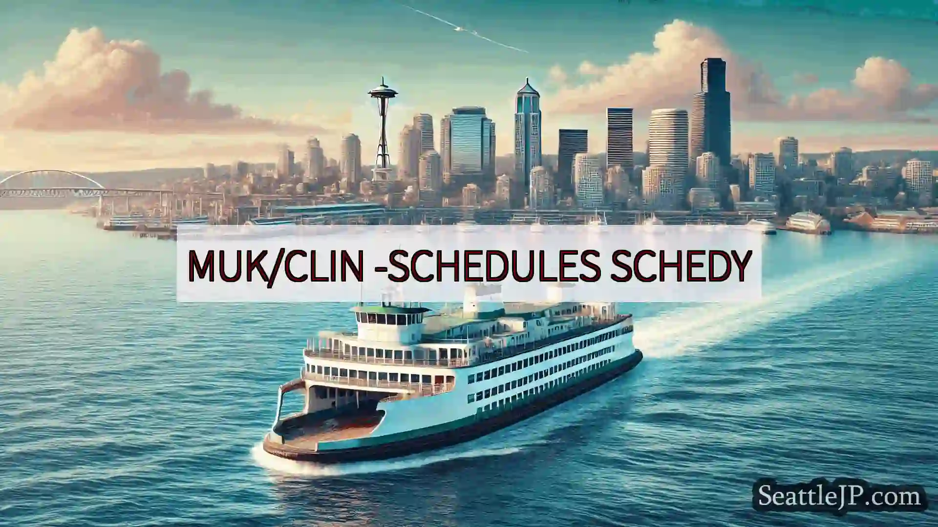 シアトルフェリーニュース MUK/CLIN -SCHEDULES SCHEDY