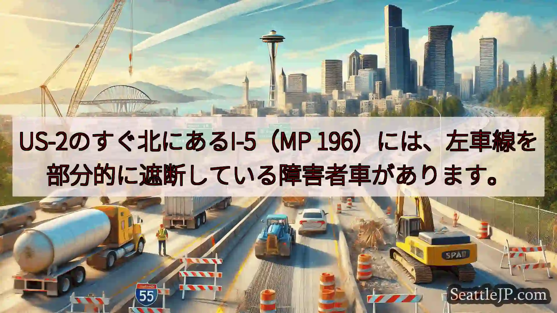 シアトル交通ニュース US-2のすぐ北にあるI-5（MP