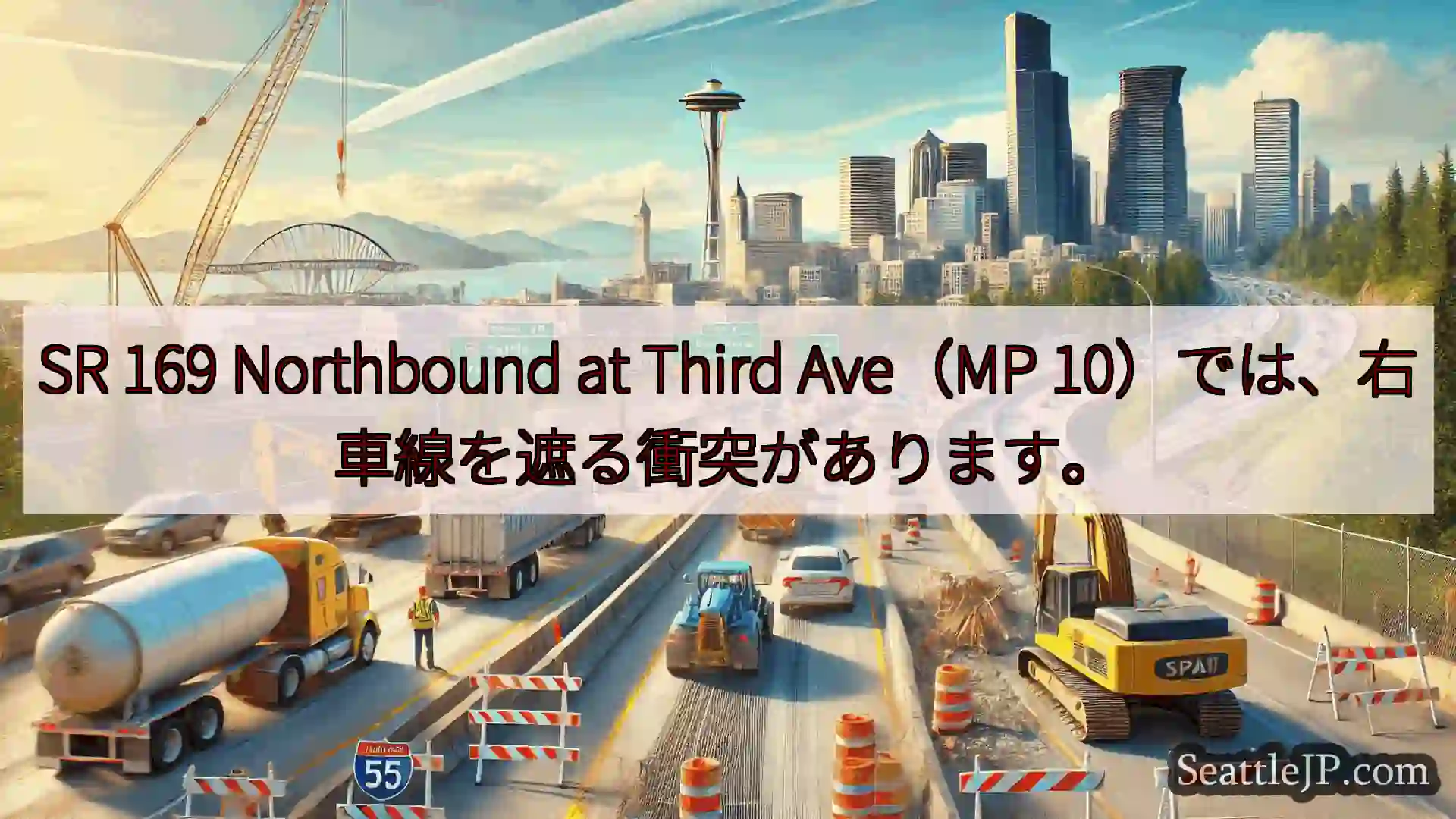 シアトル交通ニュース SR 169 Northbound at Third Ave（MP