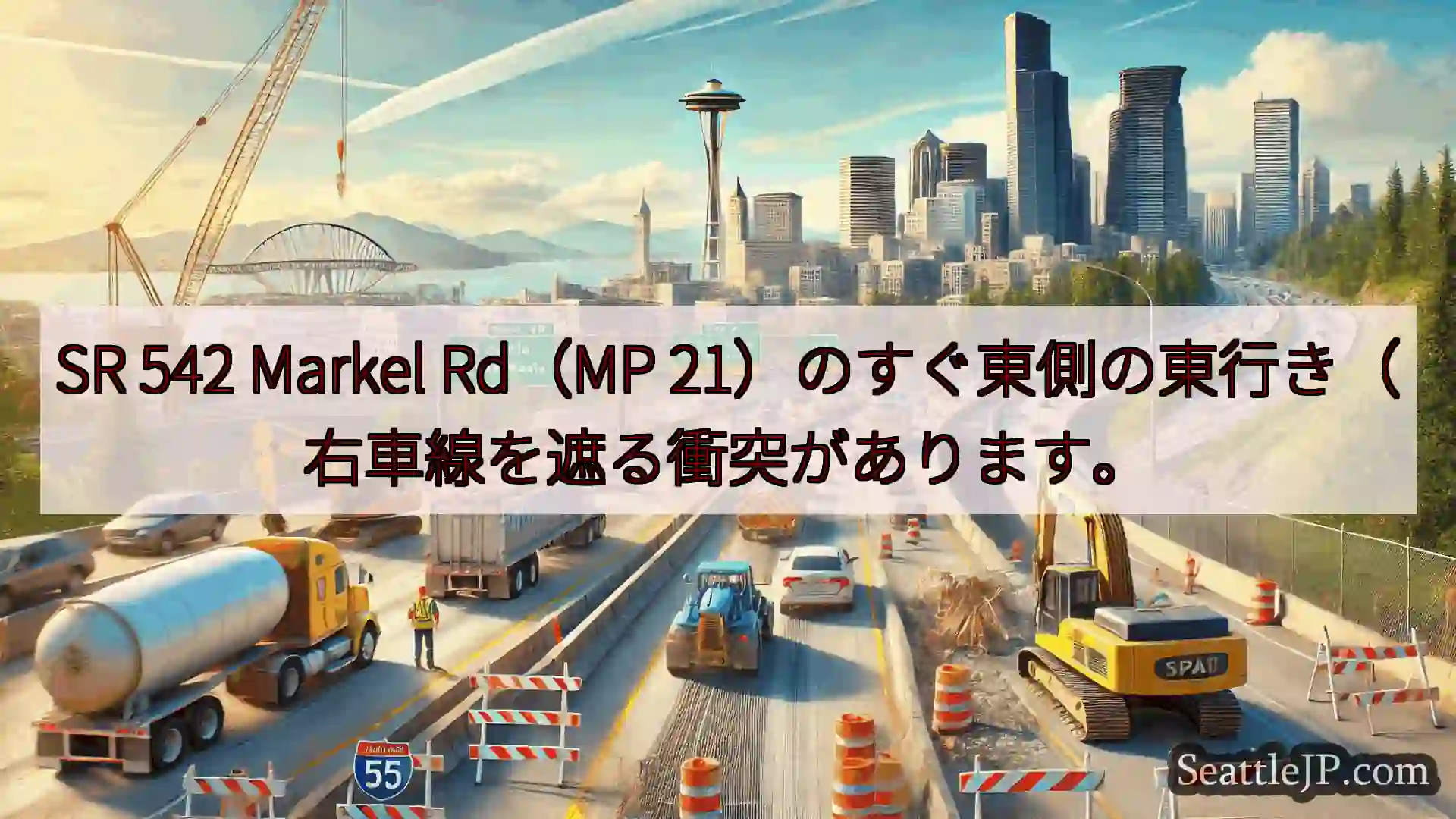 シアトル交通ニュース SR 542 Markel Rd（MP