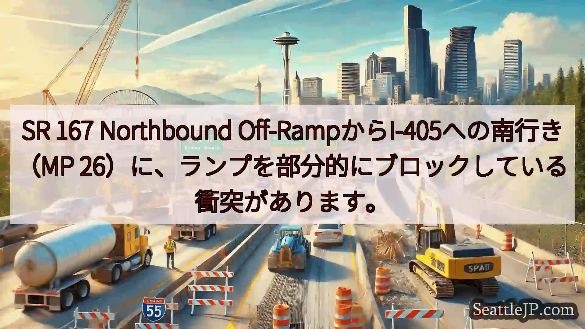 シアトル交通ニュース SR 167 Northbound