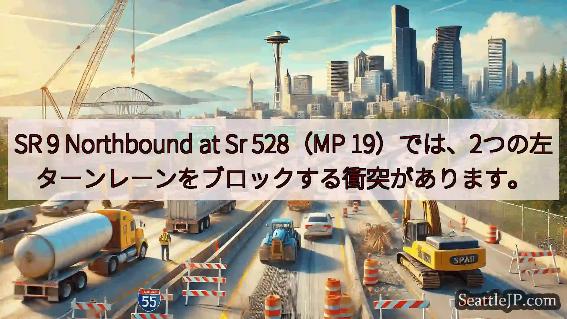 シアトル交通ニュース SR 9 Northbound at Sr 528（MP
