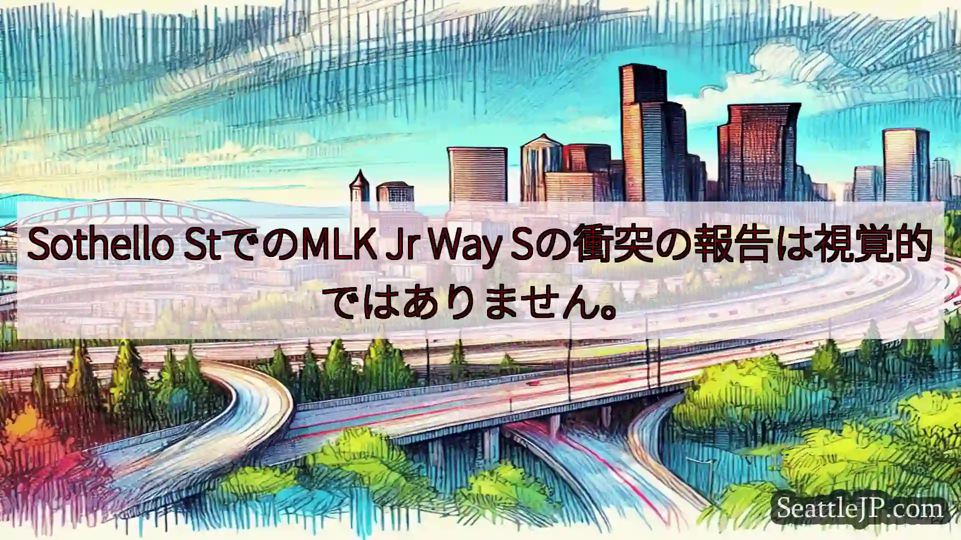 シアトル交通ニュース Sothello StでのMLK Jr Way