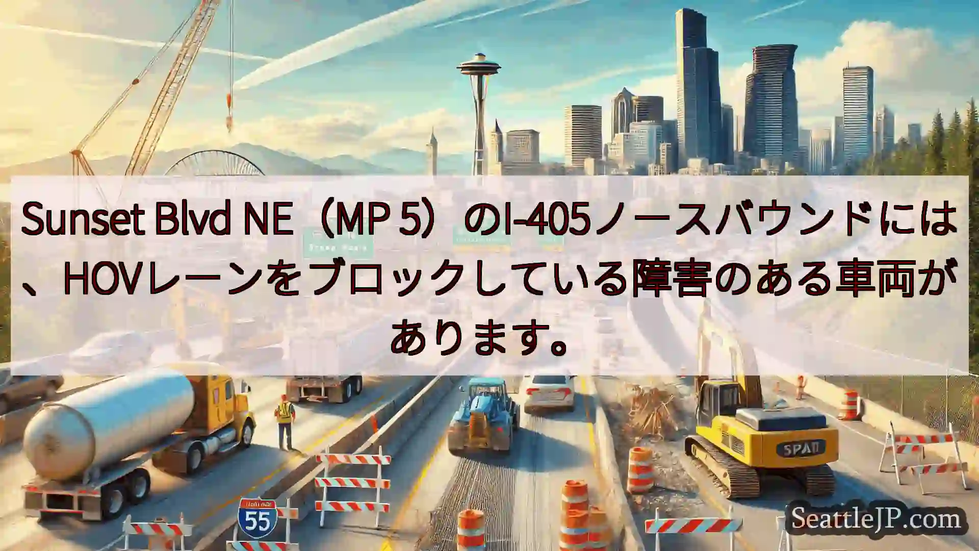 シアトル交通ニュース Sunset Blvd NE（MP