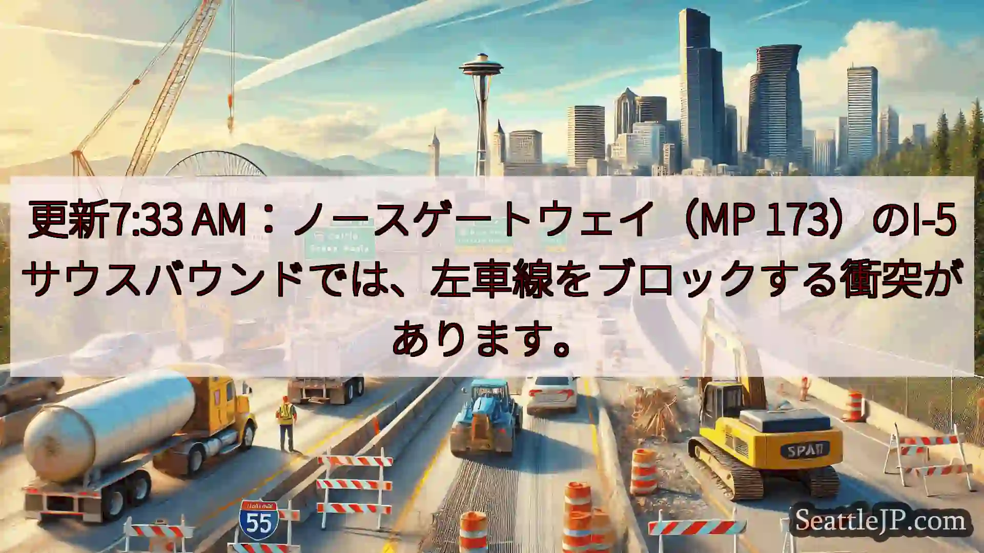 シアトル交通ニュース 更新7:33 AM：ノースゲートウェイ（MP