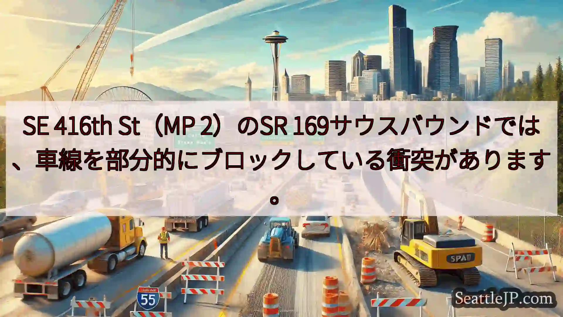 シアトル交通ニュース SE 416th St（MP 2）のSR